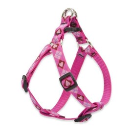 Lupine Puppy Love Patterned Step-In Harness for Medium Dogs, 3/4-inch/ 20 - 30-inch