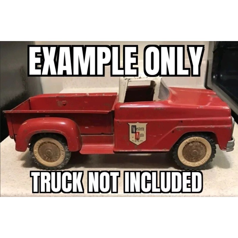 Tonka Western Auto Stickers For Vintage Tonka Pick-up