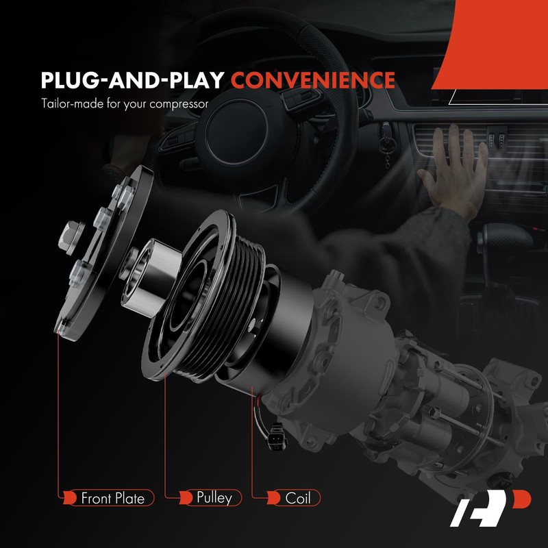 A-Premium A/C Compressor Clutch Kit Compatible with Nissan Frontier 2005-2015,