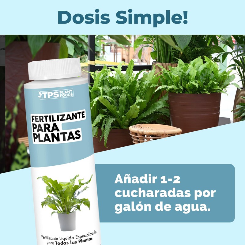 Fertilizante para Plantas, Complete Liquid Plant Food, 8 oz (250mL)