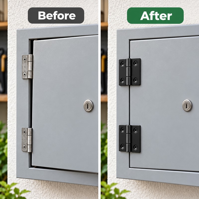Heavy-Duty Zinc Alloy Butt Hinge for Doors and Cabinets, 60