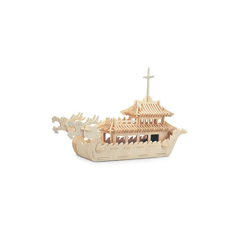 Quay Dragon Boat Woodcraft Construction Kit FSC