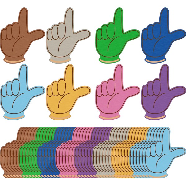 Xuhal 40 Pcs Pointing Hands, Teaching Magnetic Accents Finger Pointer