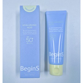 비긴스 바이 정샘물 블루 캐모마일 히알루론 수분 선 크림 세트, 50ml, 1개 Begins by Jeong Saem Mool Blue Chamomile Hyaluronic Moisture Sun Cream Set, 50ml, 1 piece