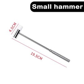 Watch Hammer SENRISE Metal Plastic Soft Hard Dual-use Small Hammer for Repair Watch, Jewelry and Other Tiny Parts (19cm)