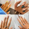 6 Packs 144 Pcs Press on Nails Medium Design- OPkssnails