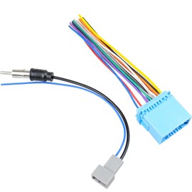 Fiegromech Radio Wiring Harness Replacement for Honda Accord Civic CRV Odyssey Element 20PIN Car Stereo Wire Harness Antenna Adapter Kit for Acura NSX RSX TSX MDX Radio Connector