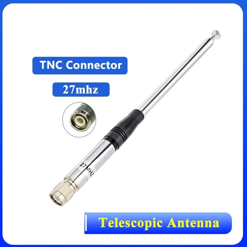 Snblzhef 27MHZ Telescopic Antenna SMA-F Connector Aerial for Short Wave