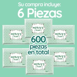 600p Papel Te Verde Absorbente Grasa Facial Elimina Brillo                                                                                            