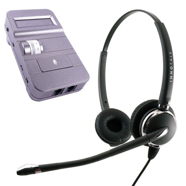 Headset Amplifier Compatible with Cisco Polycom Avaya Phone with Professional