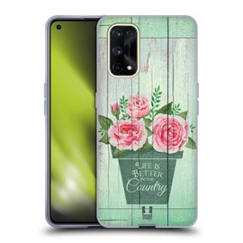 Head Case Designs Life is Better Ländlicher Charme Soft Gel Handyhülle Hülle kompatibel mit Realme X7 Pro 5G