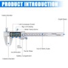 Digital Caliper Measuring Tool, Stainless Steel Vernier Caliper Digital Micrometer