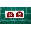 Mississippi State Bulldogs *DIECUT DECALS ONLY* Mini Football Gumball Helmets