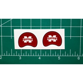 Mississippi State Bulldogs *DIECUT DECALS ONLY* Mini Football Gumball Helmets MS