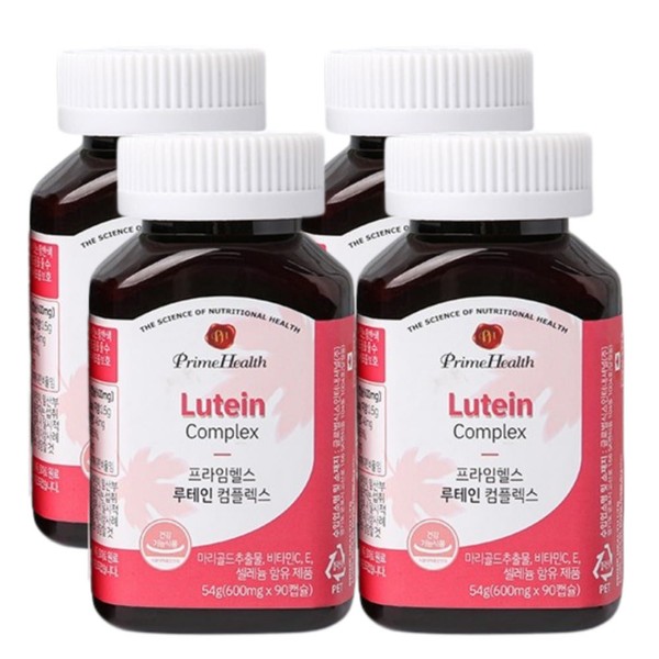 Prime Health Lutein Selenium Vitamin Complex 90 capsules x 4 boxes (12 months supply) Helps eye health by maintaining macular pigment density / 프라임헬스 루테인 셀레늄 비타민 콤플렉스 90캡슐x4박스(12개월분) 황반색소밀도 유지로 눈 건강에 도움