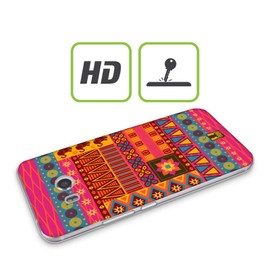 Head Case Designs Beauty African Pattern Series 2 Soft Gel Case Compatible With HTC Desire 12 Plus