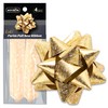 Purim Pull Bows For Gift Wrapping - Gold Pull Bows