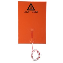 3D Printer Accessories Silicone Hot Heated Bed Heating Pad (220V 750W 200*300mm)