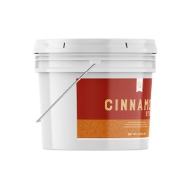 Cinnamon Sticks, 1 Gallon, 3” Length, Gluten-Free, 100% Pure, Additive-Free & Preservative-Free, Packaged in the US, BPA-Free & Reusable Bucket