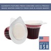 Elements Prefilled Communion Cups 25 Count | Ready-to-Serve Concord Grape