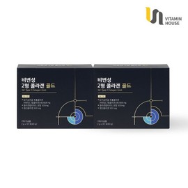 Vitamin House 비변성 2형 콜라겐 골드 2박스 Non-Denatured Type II Collagen Gold 2 Boxes