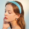Blue Headbands for Women, Hard Plastic - Headband, Plain, Soft
