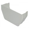 FLOPLAST 114mm Square Gutter Internal Stop End - White