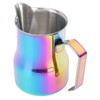 Milk Frother Cup 350ml 304 Stainless Steel Pointed Mouth Foaming