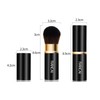 Pack of 2 Retractable Makeup Brush, Travel Cosmetic Brush, Kabuki
