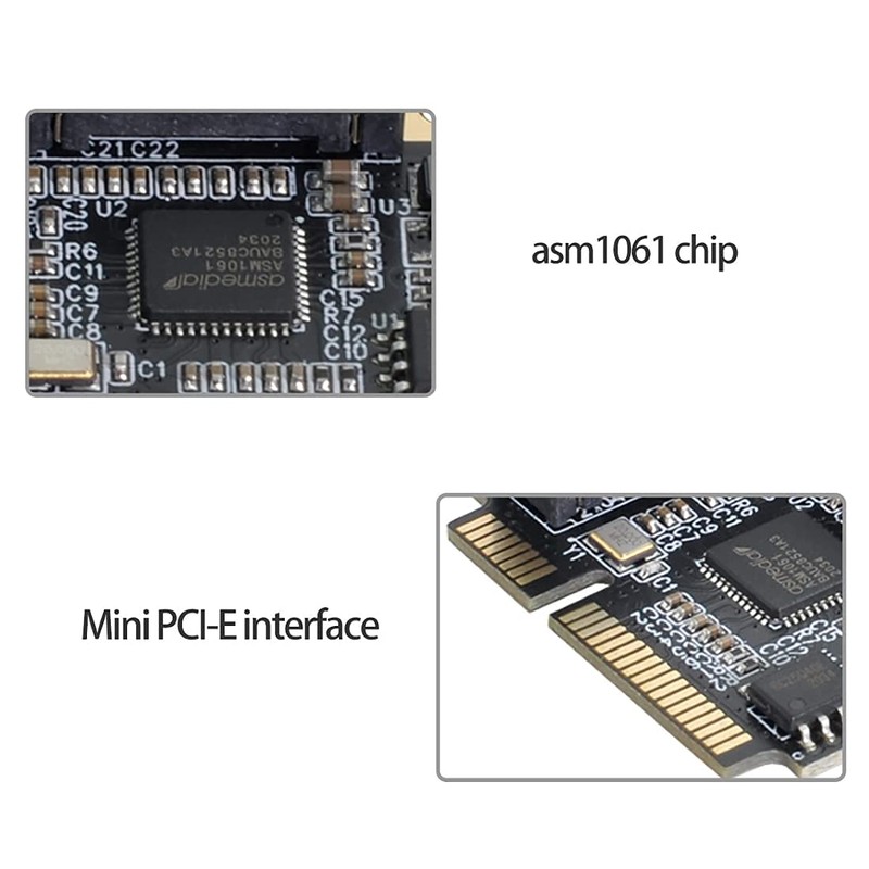 chenyang CY PCI Express Mini PCI-E to 2 SATA 3.0