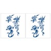 GZ015x2 Temporary Dragon Tattoo Semi-Permanent Tattoo Long-Lasting Dragon Tattoo 2