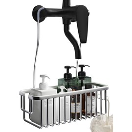 PZJFH Shower Caddy, Hook Design Shower Shelf，Strong Load-Bearing Capacity Shower，Bathroom Shelf For Shampoo Conditionerrust ，proof