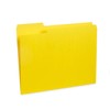 File Folder, 1/3 Cut Tab, Letter Size, Yellow, Great for