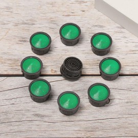 5Pcs Black Faucet Aerator, Female Thread Faucet Nozzle Replacement Parts Adapter Filter Bubbler Spout, Kitchen Sink Aerators Water Saving Faucet Accessories Kitchen Fixtures（20.9 * 18mm）