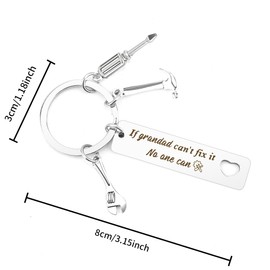 Diulinep Fathers Day Grandad Gifts Grandad Gifts Nanny and Grandad Gifts Birthday Gifts for Grandad Grandpa Gift Fathers Day Grandad Presents Grandad Keyring