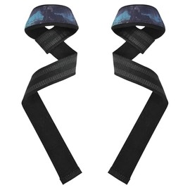 Muñeca gótica Anime Fitness Lifting Correas de 26 pulgadas Antideslizantes Muñequeras para gimnasio para levantamiento de pesas, gimnasio, peso muerto, entrenamiento