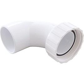 Waterway 400-5800 2" Union Nut with 2" S Sweep Ell - 90 Degree Tailpiece