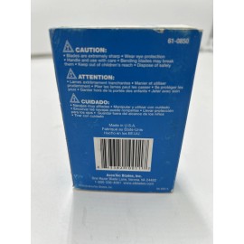 Personna Carpet Trimmer Chisel Blade 100pk .017" 0.42mm 61-0850 (4 pack)