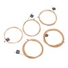 5 String Bass Strings Replacement Professional Metal Wooden Bass Guitar