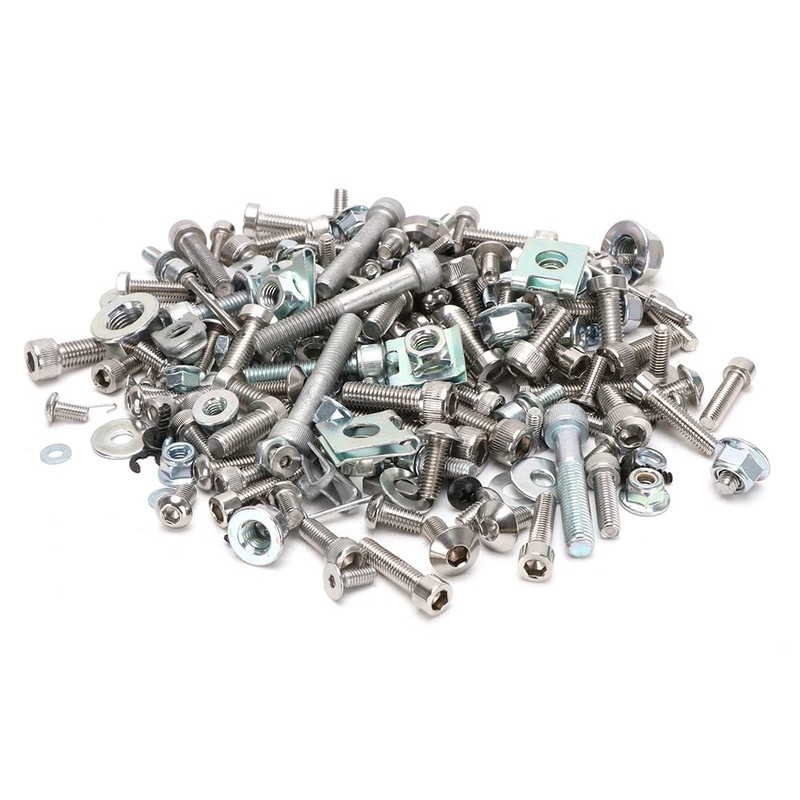 BIUGERCN Motorcycle Fairing Bolts Body Bolts Nuts Billet Steel for