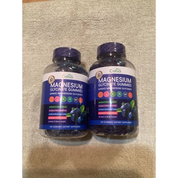 Cnthdi Lot Of 2 Cnthdi ~ Magnesium Glycinate Gummies ~