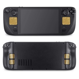 TALONGAMES Touchpad Protector Compatible with Steam Deck Controller, Improved Texture for Controllers, Pre-Cut, Easy to Apply, Easy to Add Protection (Honeycomb Hex Gold)