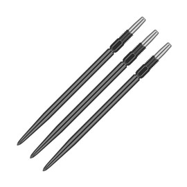Target Darts Swiss Points, Smooth Swiss Point Dart Tips (Pack of 3) 40 mm, Black, Interchangeable Dart Tips, Professional Dart Accessories