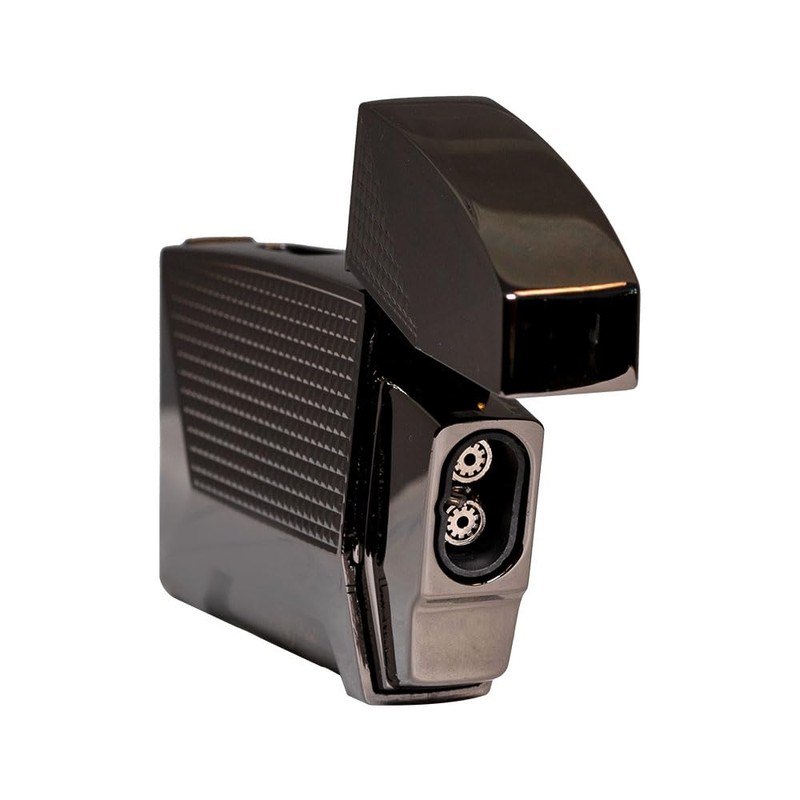 Rocky Patel Lighter Edge Double Torch with Punch (Gunmetal)