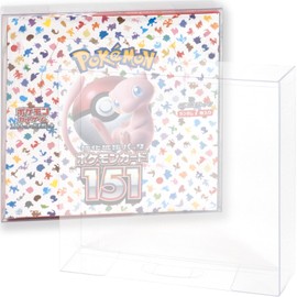 EYESRAIL Boxx Guardian Hard Loader for Pokemon Card Box UV Protection, Domestic Manufacturing Collection, Transparent Storage Case (10 Pieces, Regular Box)