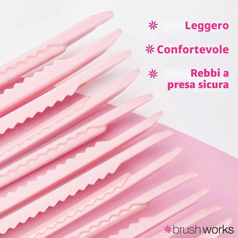 Brushworks Volumising Hair Clips - 2 Pack