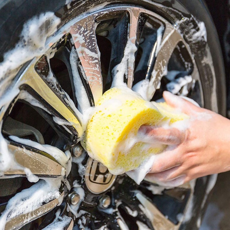 5 Pcs Car Wash Sponge Set Thick Housework Soft Tire