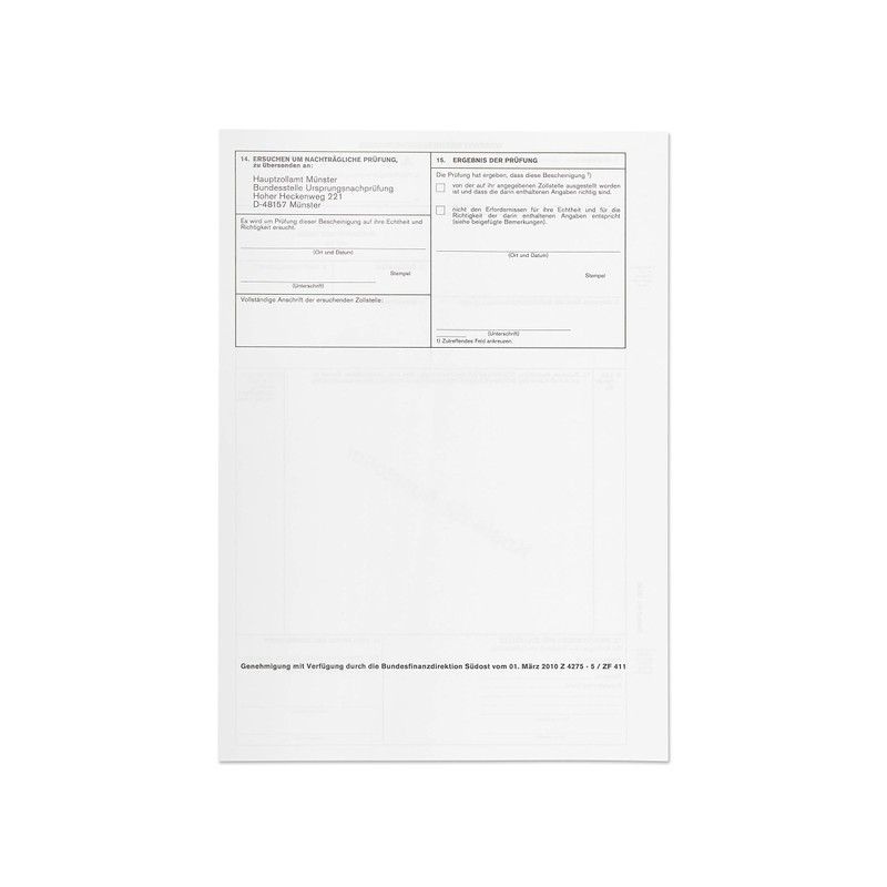 mashpaper A.TR. ATR Traffic Certificate Form for Laser Printers Choice