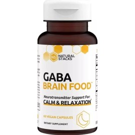 Natural Stacks Gaba Brain Food 60 Capsules Sabor S/n