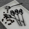 Teyyvn Juego de 8 cucharas de café de acero inoxidable